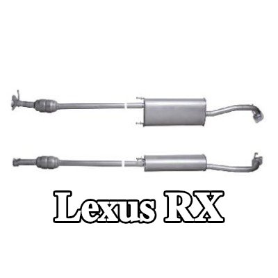 VEGAZ محول حفاز مع مواد التثبيت/التركيب — Lexus Rx