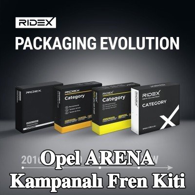 RIDEX Tekerlek fren silindirli kampanalı fren kiti — Opel Arena