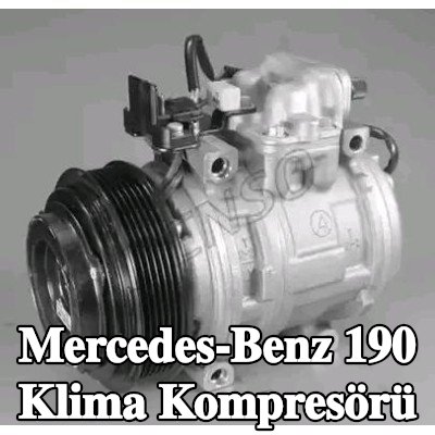 DENSO Manyetik kavramalı klima kompresörü — Mercedes-Benz 190