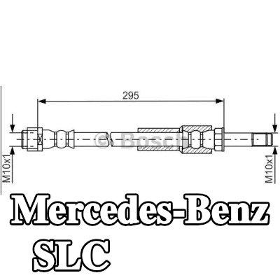 BOSCH خرطوم الفرامل 295mm — Mercedes-Benz Slc