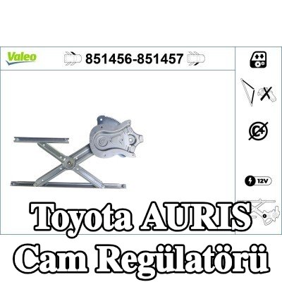 VALEO Sol ön cam regülatörü, Elektrikli, elektrik motoru olmadan — 2011 Toyota Auris