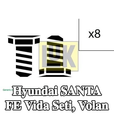 LuK Vida seti, volan — 2008 Hyundai Santa Fe