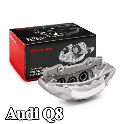 BREMBO ملاقط الفرامل الأساسية, المحور الأمامي الأيسر, خلف المحور — Audi Q8