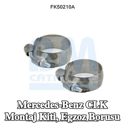 BM CATALYSTS Montaj Kiti, egzoz borusu — Mercedes-Benz Clk