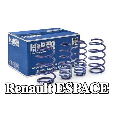 H&R مجموعة التعليق، نوابض لولبية — 2012 Renault Espace