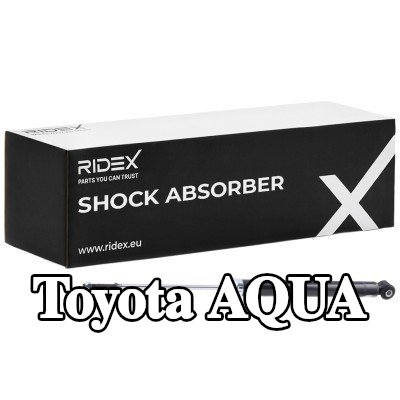 RIDEX ممتص صدمات المحور الخلفي, ضغط الغاز, ممتص صدمات تلسكوبي — Toyota Aqua