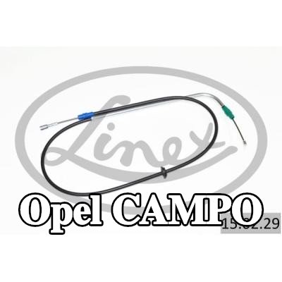 LINEX كابل، فرامل الخدمة — Opel Campo