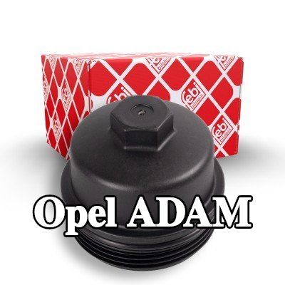 FEBI BILSTEIN غطاء مبيت فلتر الزيت مع حلقة مانعة للتسرب — Opel Adam