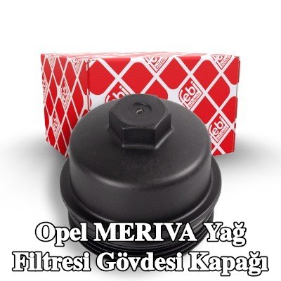 FEBI BILSTEIN Conta halkalı yağ filtresi muhafaza kapağı — Opel Meriva
