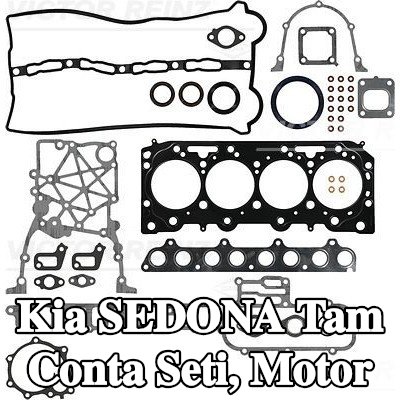 REINZ Tam Conta Seti, krank mili contalı motor, valf gövdesi contalı, yağ karteri contası olmadan — 2000 Kia Sedona