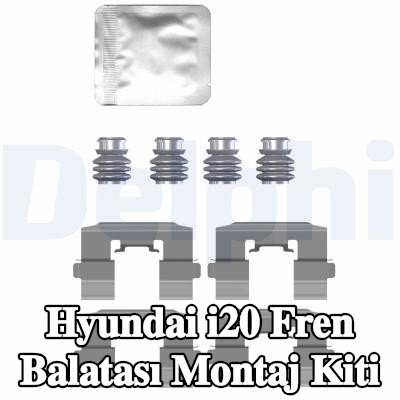 DELPHI Fren balatası montaj kiti — 2020 Hyundai i20