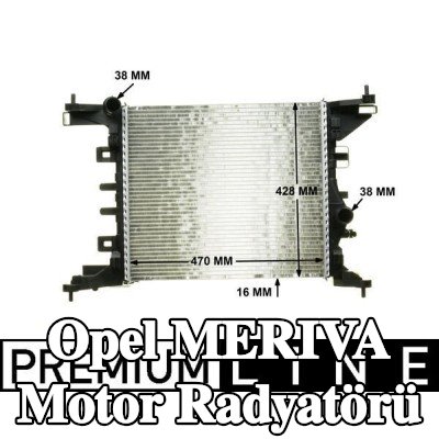 MAHLE Motor radyatörü — Opel Meriva