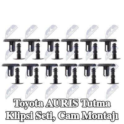 NTY Tutma Klipsi Seti, cam montajı — Toyota Auris