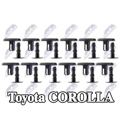 NTY مجموعة مشابك التثبيت، تركيب الزجاج — Toyota Corolla