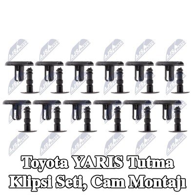 NTY Tutma Klipsi Seti, cam montajı — Toyota Yaris