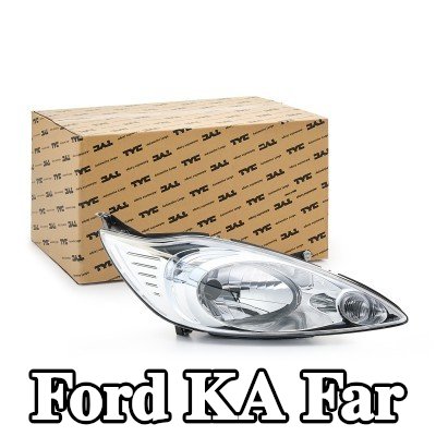 TYC Far Sağ, H4, elektrik motorlu — 2012 Ford Ka