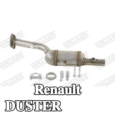 WALKER المحول الحفاز مع أجزاء التثبيت, مع أنبوب — Renault Duster