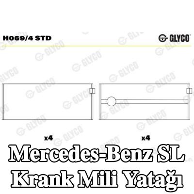 GLYCO Çelik tabanlı alüminyum alaşımlı krank mili yatağı — 2004 Mercedes-Benz Sl