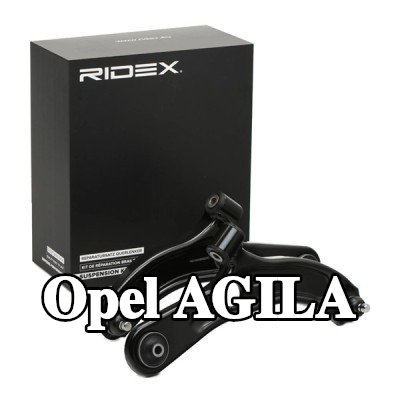 RIDEX طقم إصلاح ذراع التحكم للمحور الأمامي, مع حامل مطاطي — Opel Agila