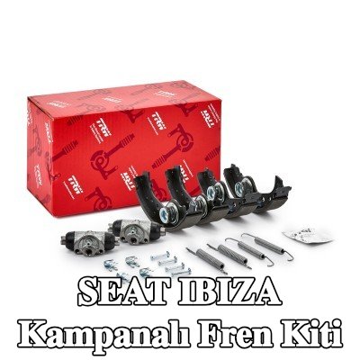 TRW Tekerlek fren silindirli kampanalı fren kiti, Fren Kiti — 1990 SEAT Ibiza
