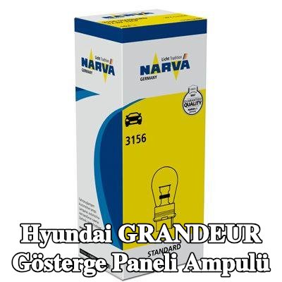 NARVA Gösterge paneli ampulü — Hyundai Grandeur