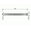 BOSCH Fren hortumu 260mm — 2004 Mercedes-Benz E-Class (6)