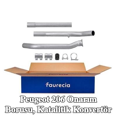 HELLA Onarım borusu, montaj parçaları ile birlikte katalitik konvertör — 2012 Peugeot 206