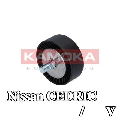 KAMOKA بكرة الانحراف/التوجيه, V-ribbed belt Outer Diameter: 70mm — Nissan Cedric