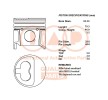 IAP QUALITY PARTS Piston segmanlı piston — 1997 Citroën Zx (3)