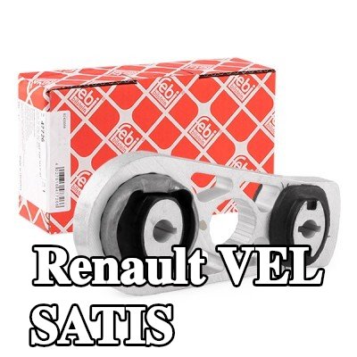 FEBI BILSTEIN حامل المحرك السفلي, الخلفي, الألومنيوم — Renault Vel Satis