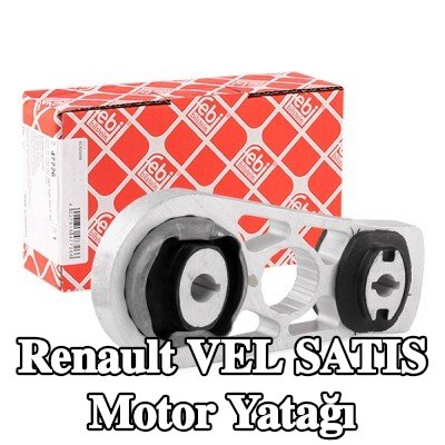 FEBI BILSTEIN Motor yatağı Alt, Arka, Alüminyum — Renault Vel Satis