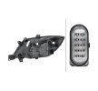 HELLA Far Sağ, H3, H7, H7/H3, PY21W, W5W, ampullü, far seviyeleme motorlu, Gösterge Rengi: şeffaf — 2002 Mercedes-Benz Sprinter (2)