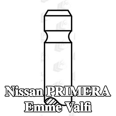 AE Emme valfi Sertleştirilmiş valf sapı ucu — 1997 Nissan Primera