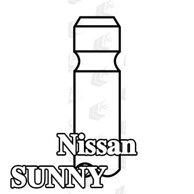 AE صمام السحب - طرف ساق الصمام مقوى — Nissan Sunny