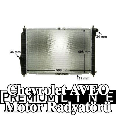 MAHLE Motor radyatörü — 2003 Chevrolet Aveo