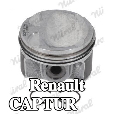 NÜRAL مكبس لقضيب التوصيل Keystone, مع حامل حلقة المكبس — 2016 Renault Captur