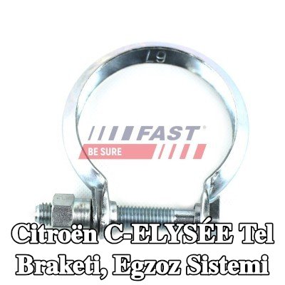 FAST Tel braketi, egzoz sistemi — Citroën C-elysée