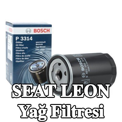 BOSCH Tek çek valflı yağ filtresi — 2000 SEAT Leon