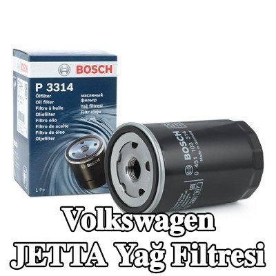 BOSCH Tek çek valflı yağ filtresi — 2016 Volkswagen Jetta
