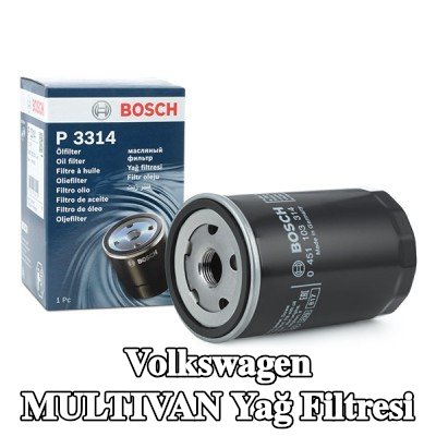 BOSCH Tek çek valflı yağ filtresi — 2010 Volkswagen Multivan