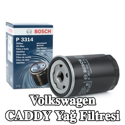 BOSCH Tek çek valflı yağ filtresi — 2012 Volkswagen Caddy
