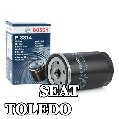 BOSCH فلتر الزيت مع صمام واحد مانع للرجوع — 1995 SEAT Toledo