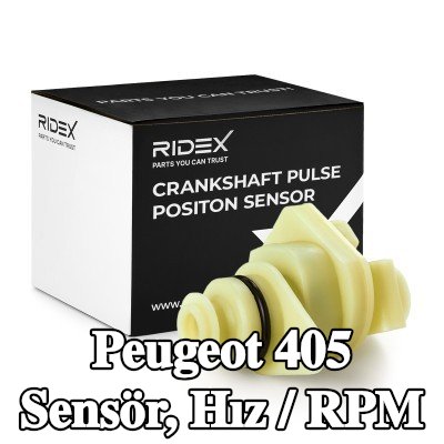 RIDEX Sensör, hız / RPM — Peugeot 405