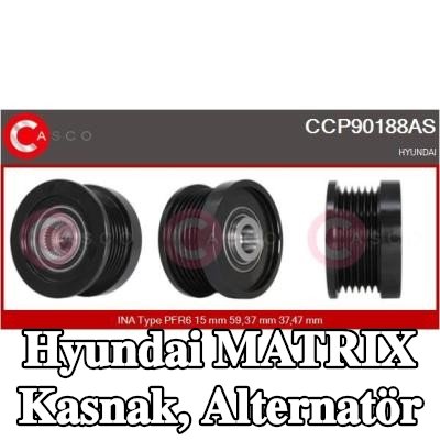 CASCO Kasnak, alternatör — Hyundai Matrix