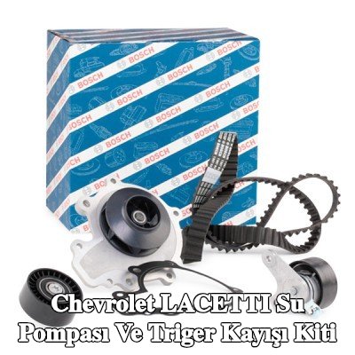 BOSCH Su pompası ve triger kayışı kiti Diş Sayısı: 151, Width: 22mm — Chevrolet Lacetti