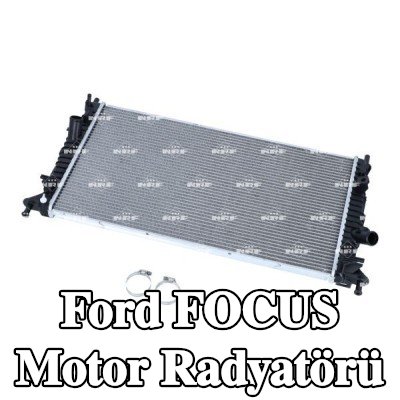 NRF Motor radyatörü Alüminyum, montaj parçaları ile — 2008 Ford Focus