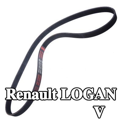 MASTER-SPORT أحزمة مضلعة على شكل V — Renault Logan