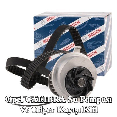 BOSCH Su pompası ve triger kayışı kiti Diş Sayısı: 111, Width: 20mm — Opel Calibra