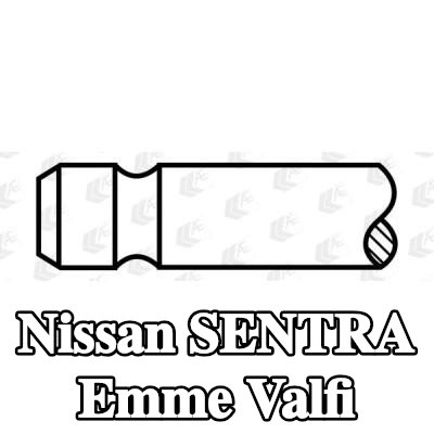 AE Emme valfi Sertleştirilmiş valf yuvası, Sertleştirilmiş valf sapı ucu — Nissan Sentra