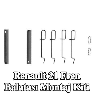 BOSCH Fren balatası montaj kiti — Renault 21